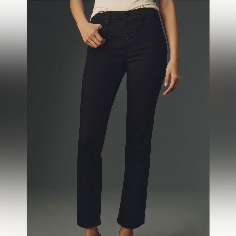 *Anthropologie Good American Good Legs Straight High-rise Jeans